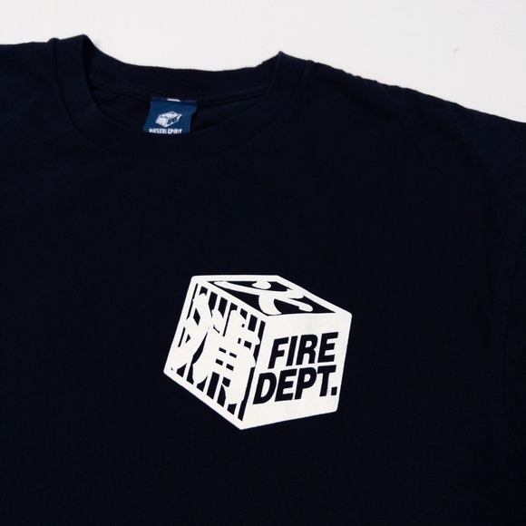 Hikeshi Spirit T-Shirt Mens Size XXL Japan Firefighter Graphic Print Anime Black - Picture 3 of 9